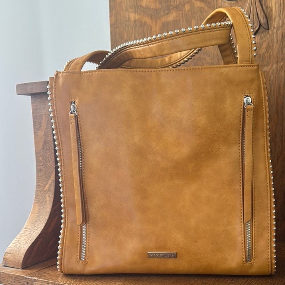 Brown Studded Women's Bag